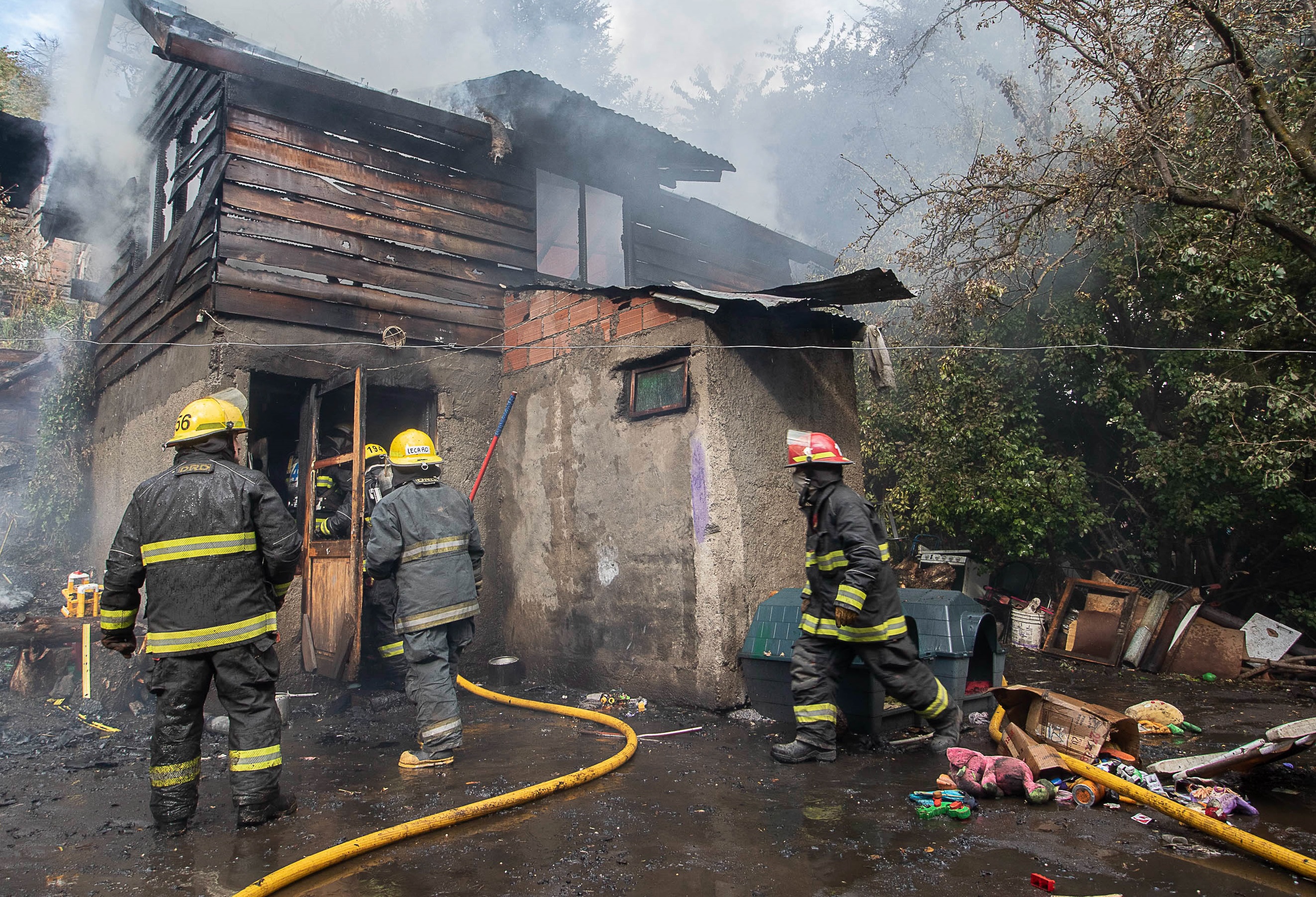 Fotos: Bomberos Voluntarios de San Martìn de los Andes.